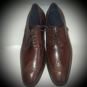 #28 New Brown Leather Cole Haan Derby  shoes 11.5